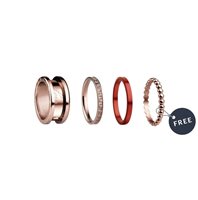 Oiritaly Ring Woman Bering REDSAILING 8 Red Sailing Steel